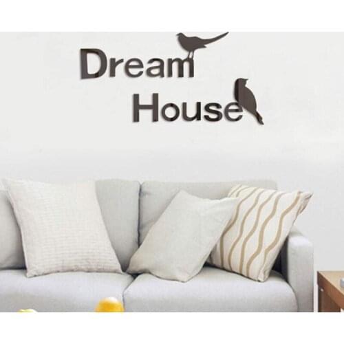 Creative Dream House Wall Sticker Self Adhesive Sticker Waterproof Removable Wallpaper For Living Room Decoration