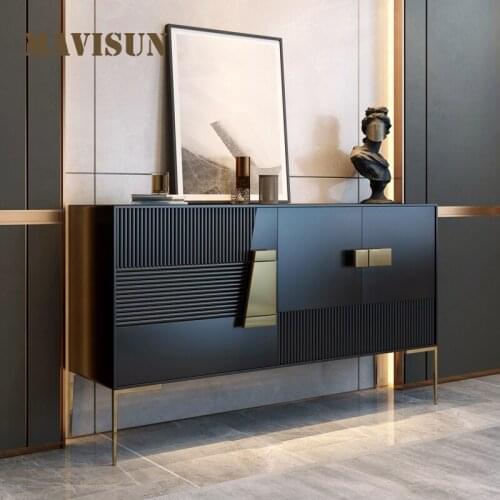 Large Villa Entrance Hallway Shoe Cabinet Living Room Storage Locker Light Luxury Filling Cabinet High-end Console Furniture