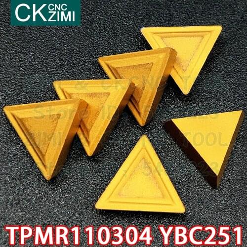 TPMR110304 YBC251 TPMR251 YBC251 carbide inserts Milling inserts Turning tool CNC milling cutter lathe tools TPMR 1103 for steel