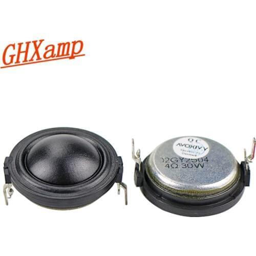 GHXAMP 1.5 Inch 30W Car Tweeter Silk Film Neodymium Magnetic For Car 4OHM High Pitch 2pcs