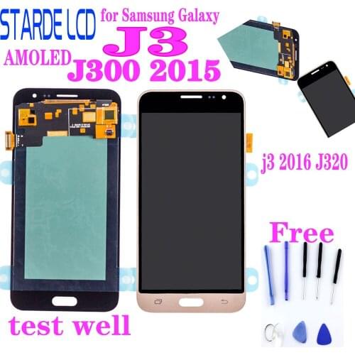For Samsung Galaxy J3 2016 2015 J300 J320 J320A J320F J320M LCD Display Touch Screen Digitizer Assembly