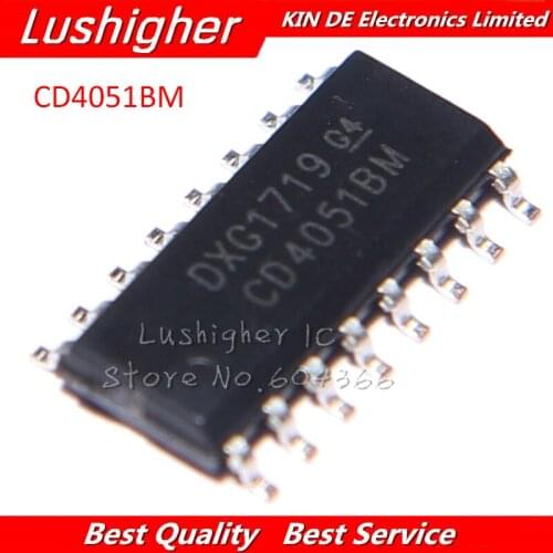 10PCS CD4051BM SOP CD4051BM96 SOP16 CD4051 SMD New Original