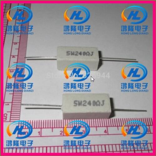 10pcs/lot) 5W 240 ohm +/-5% / 5W 240 ohm 5% / 5W 240RJ