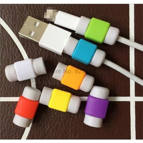 2000pcs/lot Digital Charger Data Cable Saver Protector Cord Use for iPhone 5S 6 6s 6 Plus 6s Plus Charging Cable Winder protect