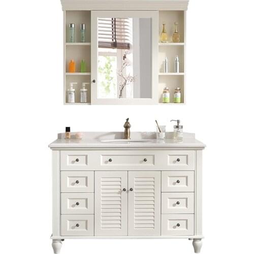 2020 new bathroom furnitures solid wood bathroom vanity SV208