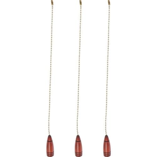3PCS Pulling Switch Vintage Beaded Extension Chain For Ceiling Light Fan Ceiling Fan Pull Chain Replacement Beaded Chain Switch