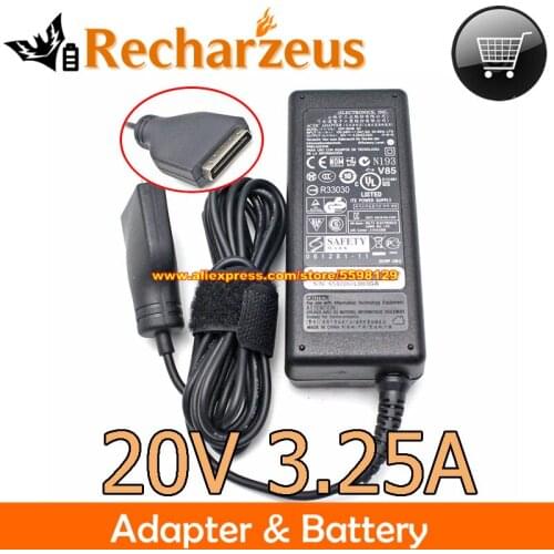 DELTA ADP-65HB AD 20V 3.25A Adapter 1220049 1220050 For ECS ELITEGROUP T30II T30LI Notebook For LANIX NEURON S For ALTRO GWSP