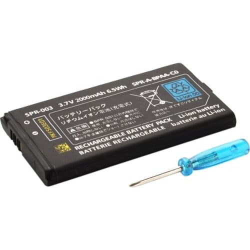 2000mAh 3.7V Rechargeable Lithium-ion Battery for Nintendo 3DS LL XL Game Console Replacement batteria Bateria Pack with tools