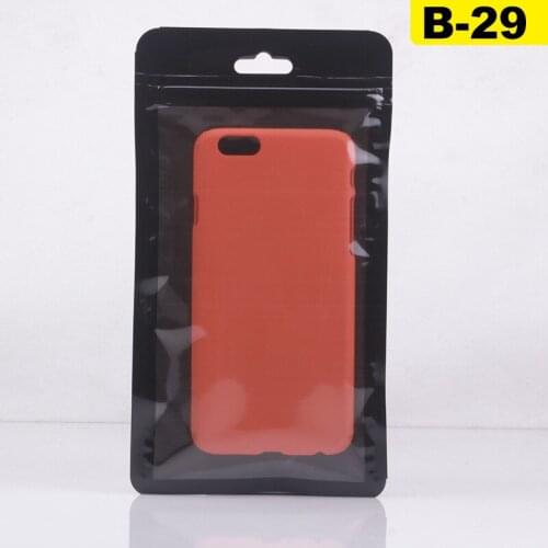 B-29 Clear plastic packaging bag cellphone case accessories retail packing PVC OPP bag forGalaxy S7edge accessories 1000pcs/lot