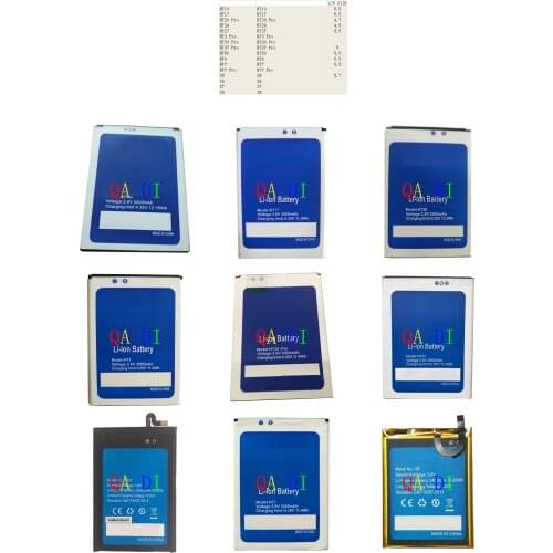 Battery For HOMTOM HT10 HT17 HT20 Pro HT27 HT3 HT30 HT37 HT50 HT6 HT7 S8 Z6 Z7 Z8