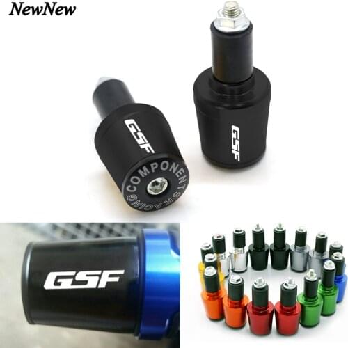For SUZUKI BANDIT GSF 1250S 1250 1200 250 400 650 GSX650F Motorcycle 7/8"22MM CNC Handlebar Grips Handle Bar Grip End Cap Plugs