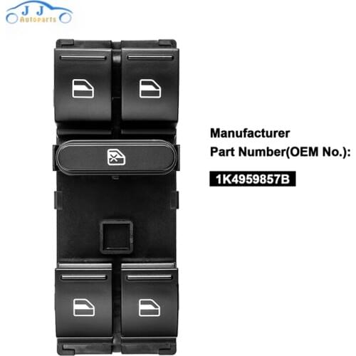 OEM Master Window Switch For Volkswagen Golf MK5 MK6 Passat Tiguan 1K4959857 GL