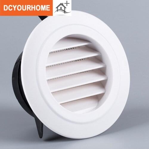 Hot Sale 2 Size Circle Air Vent Grille Door Ventilation Cover Wall Grilles Goo