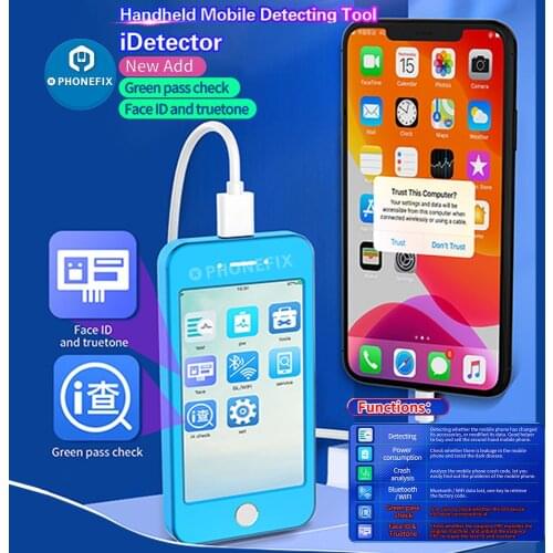 JC JCID iDetector Intelligent Handheld Phone Detector for iphone Fault Fast Tester Repairing Errors for All Series iOS Devices