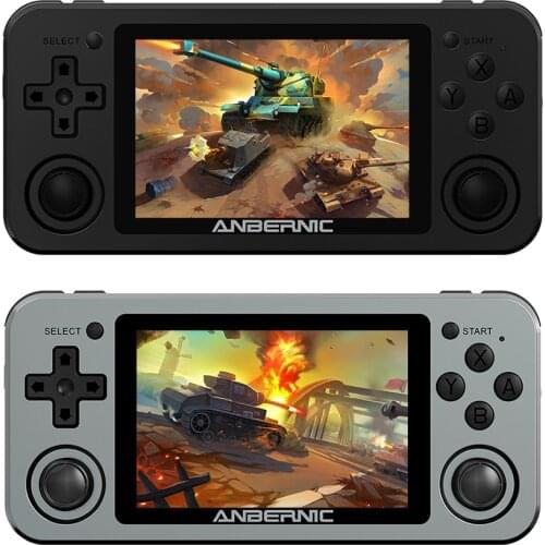 RG351M Retro Video Game Console Aluminum Alloy Shell 2000 Games Player Portable Console Handheld Game Player Kids Gift
