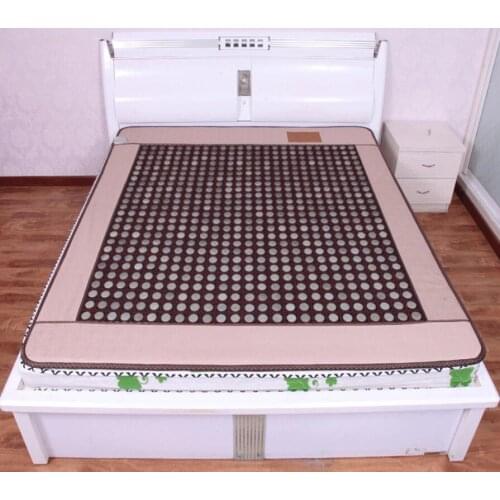 Natural jade mattresses, double temperature dual control tomalene germanium mattress, far infrared heating stone mattress health