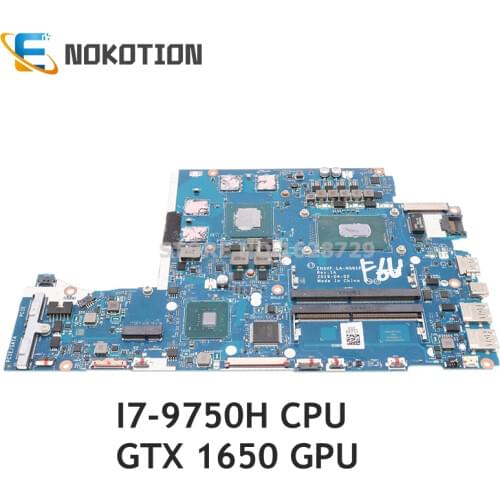 NOKOTION NBQ5611004 NB.Q5611.004 EH5VF LA-H501P for Acer Nitro 5 AN515-54 15.6 Laptop motherboard SRF6U i7-9750H GTX 1650 GDDR6