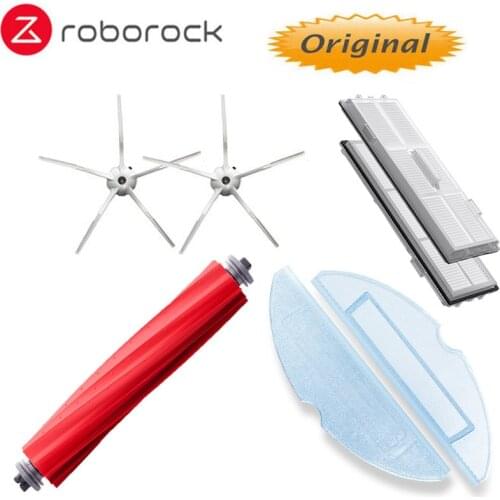 Original Roborock S7 Accessories Washable Hepa Filter Detachable Rubber Main Brush Vibration Mop Cloth Silicone Parts