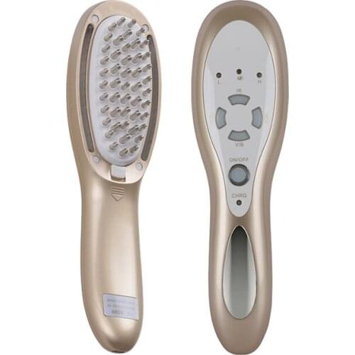 Dropshipping Electrical Brushing Hair Growth Liquid Oil Comb Ionic Hair Brush for Hair Growth