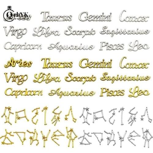 QrhYK Women's Pendants Zodiac Signs