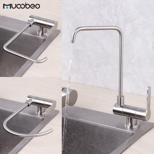 Reverse Osmosis Filter Faucet Stainless Steel Drinking Water Folding Window Filter Tap