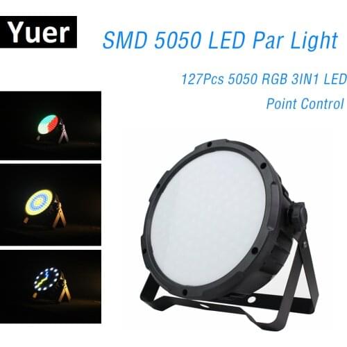 LED Par Light 127 LEDS SMD 5050 Par Lights RGB Wash Disco Light DMX Controller Dj Effect For Party KTV Stage Lighting Show Laser