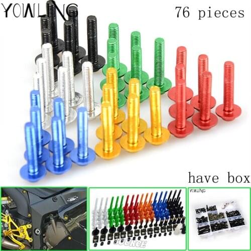Universal CNC Motorcycle Fairing Bolts Kit Body Fastener Clips Screws FOR RC8 R 1290 Super R/GT 990 Super690