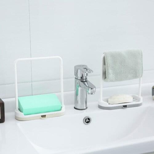 Bathroom Storage Washcloth Towel Organizer Rack Creative Soap Storage Drain Rack Soap Drainage Dishes Holders Household Items