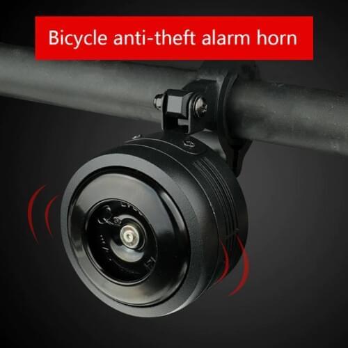 Bicycle Bell Electric Loud Horn with Alarm Super Sound for Scooter MTB Bike USB Rechargable 1300mAh Safety Anti-theft