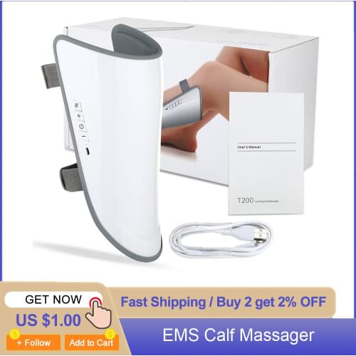 EMS Calf Massager Body Burn Fat Health Care Varicose Veins Physiotherapy Promote Blood Circulation Relieve Pain Fatigue Massage