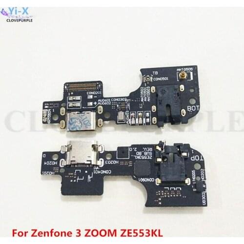 1PCS Micro USB Charger Port Dock Charging Connector Plug Flex Cable With MIC For ASUS ZenFone 3 ZOOM ZE553KL