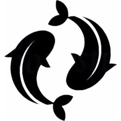 12*12cm Koi Fish Animal Funny Vinyl Decal Sticker Car Stickers Window