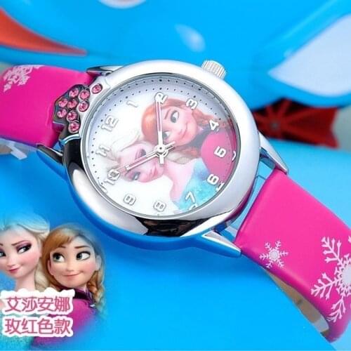 2021 New Childrens Cartoon Watch reloj mujer Small dial Leather Quartz Clock Lady Watches Girls Holiday Gift Relogio feminino