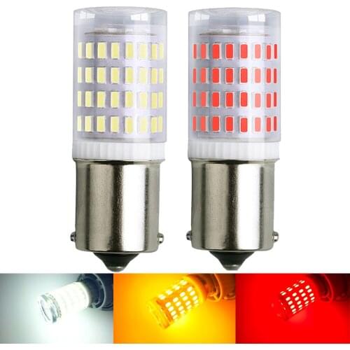 2x 3014 80smd S25 1156 BA15S P21W LED BAY15D 1157 P21/5W Lamp LED Led Bulbs for Turn Signal Light DRL Reverse Brake Lights