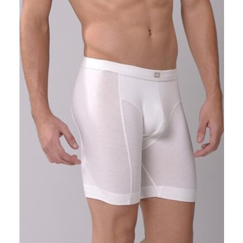 5pcs/lot Free shipping Mens fashion modal ultra long boxers sexy comfortable Mens long boxer underwear shorts