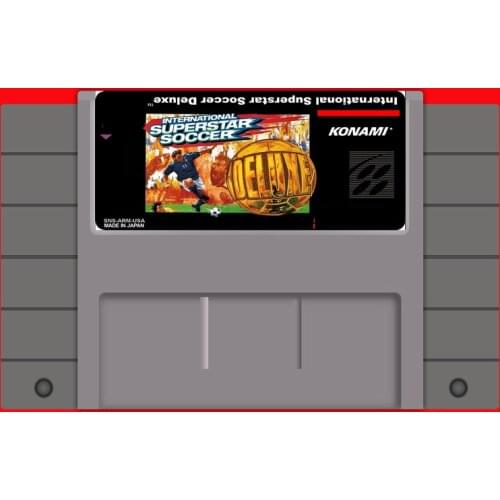 Big Sale ISS+Deluxe 16 bit Big Gray Game Card For USA NTSC Game Player