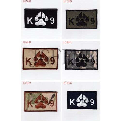 K9 Dog paw Morale tactical military Embroidered patch