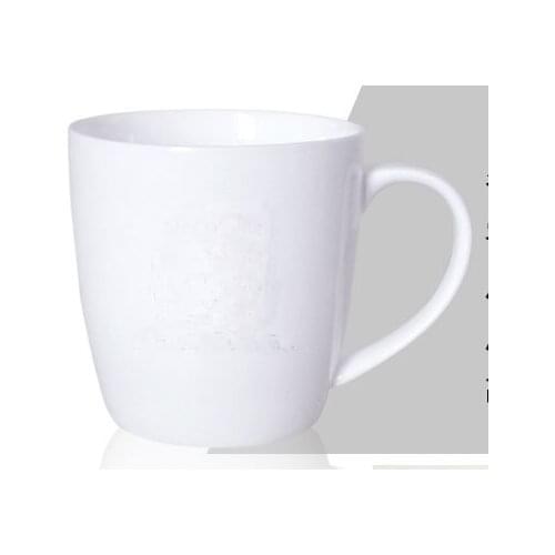 Brief design mug, 350ml ceramic mug, logo printing is available