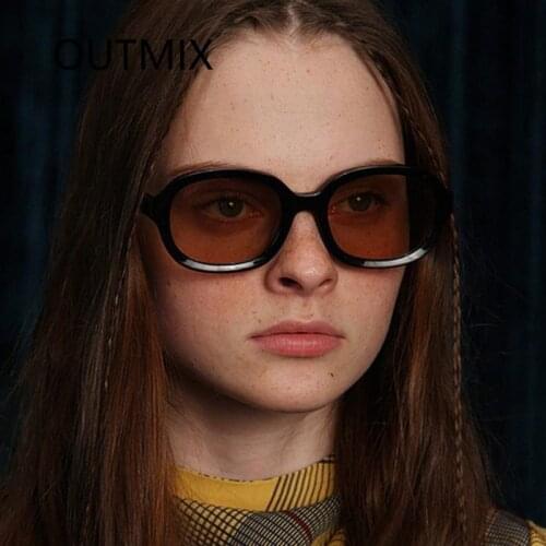 Fashion Vintage Sunglasses Women Men Retro Oval Small Sun Glasses Luxury Brand Designer UV400 Oculos Lunette De Soleil Femme