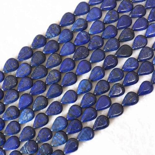 Natural Lapis lazuli stone 13x18mm hot water drop Shape loose Beads diy jewelry 15"B601