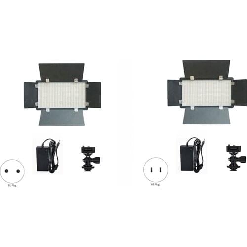 Photography 600 LED Beads Video Light Lamp Panel 3300K-5600K 40W 3600LM Dimmable for Camera Video DV Camcorder