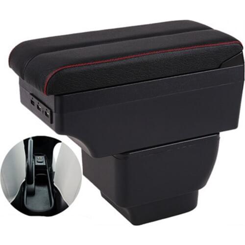 For Mazda 2 Demio armrest box central content box interior Armrests Storage car-styling accessories part with USB