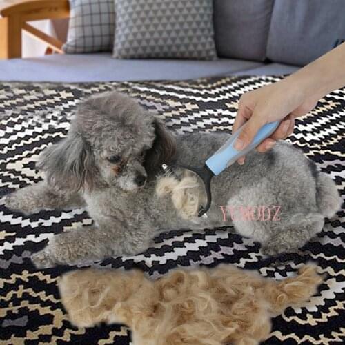 Hair Removal Comb for Dogs Cat Detangler Fur Trimming Dematting Deshedding Brush Grooming Tool For matted Long Hair Curly Pet