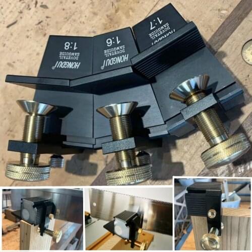 Woodworking Dovetail Guide Rail Saw Gauge Manual 1: 6 1: 7 1: 8 90-Degree Right Angle Saw Cutting Gauge