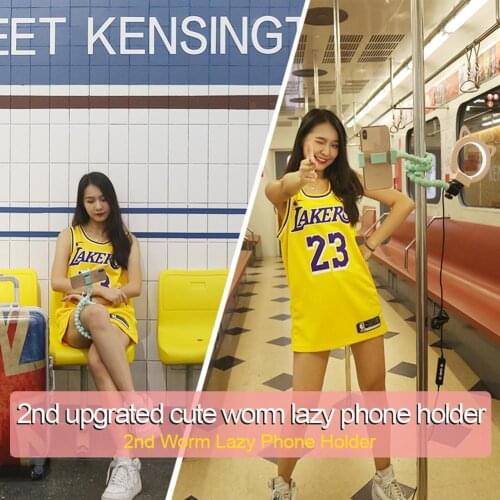 RKL10 Multi-function Mobile Phone Caterpillar Octopus Lazy Triangle Strong Suction Cup Freely Deformed Live Selfie Bracket