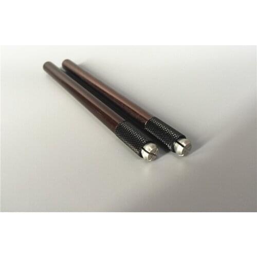 2PCS Eyebrow Microblading Manual Pen Permanent Makeup Microblading Machine Tattoo Supply Brown Colors