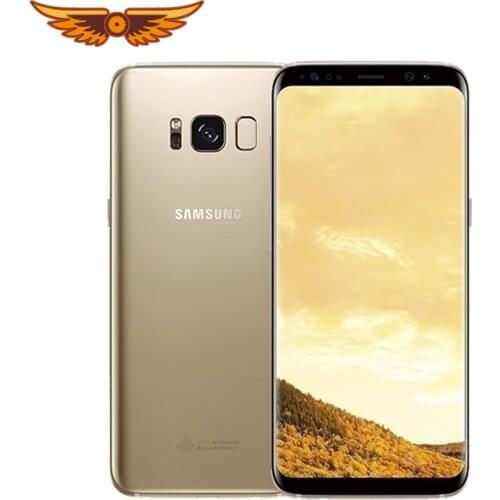 Original Samsung Galaxy S8 SM-G950U 5.8 Inches 4GB RAM 64GB ROM 4G LTE Mobile phone Single SIM 12MP 3000mAh S-series Smartphone