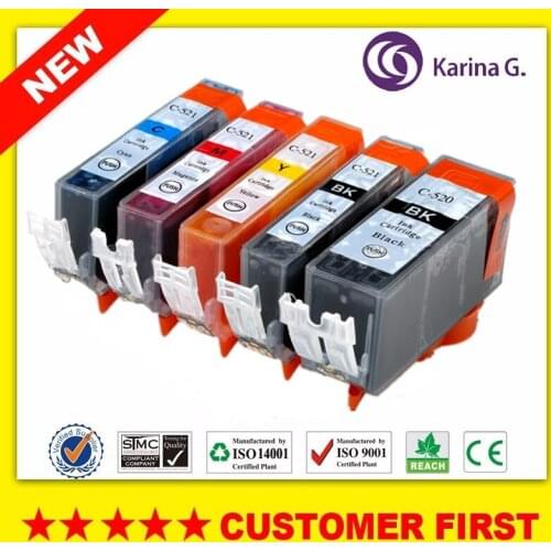 Compatible For Canon PGI520 CLI521 Ink Cartridges Suit For Canon PIXMA MP550 MP560 MP620 MP630 MP640 MP980 MP990 etc