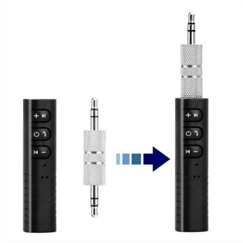 3.5mm jack Car Kit Hands free Music Audio Receiver Adapter Auto AUX Kit for Speaker Headphone Aux Auto Adapter