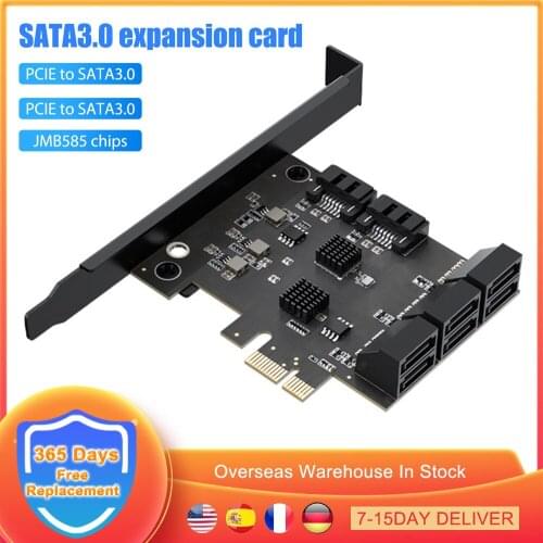 USB 3.0 PCI-E Expansion Card 5/8/16/24 Ports PCI Express X1 X4 X16 To SATA 3.0 6Gbp Interface Rate Adapter For BTC Mining Miner